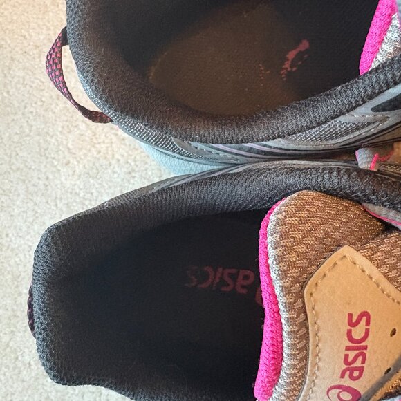 Asics Gel Venture 6 Women's Trail Running Hiking Shoes Size 9.5 Gray Pink T7G6N - Picture 9 of 10